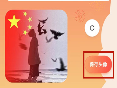 一半国旗一半自己图片怎么做