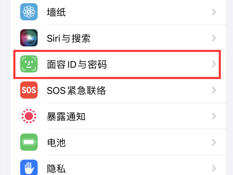 iphone面容设置不了