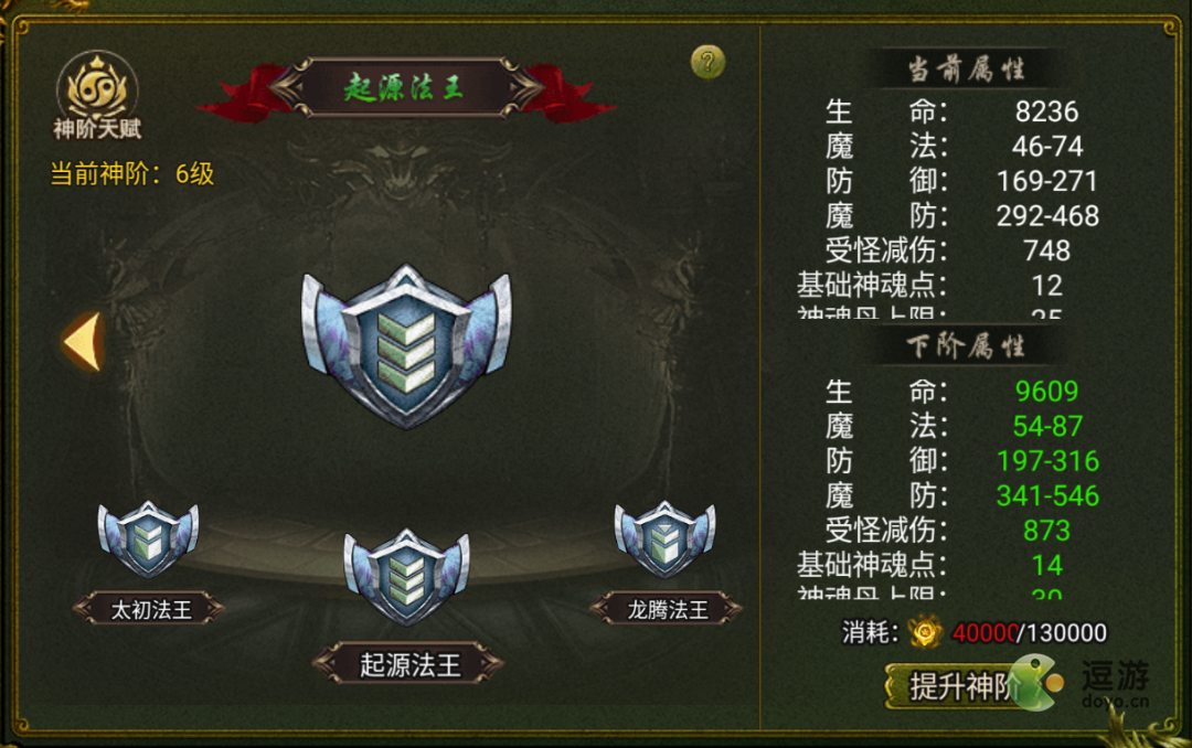 洪兴传说神阶系统玩法攻略 洪兴传说神阶系统怎么玩
