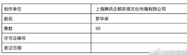 刘亦菲陈晓新剧《梦华录》已过审 集数缩减为40集