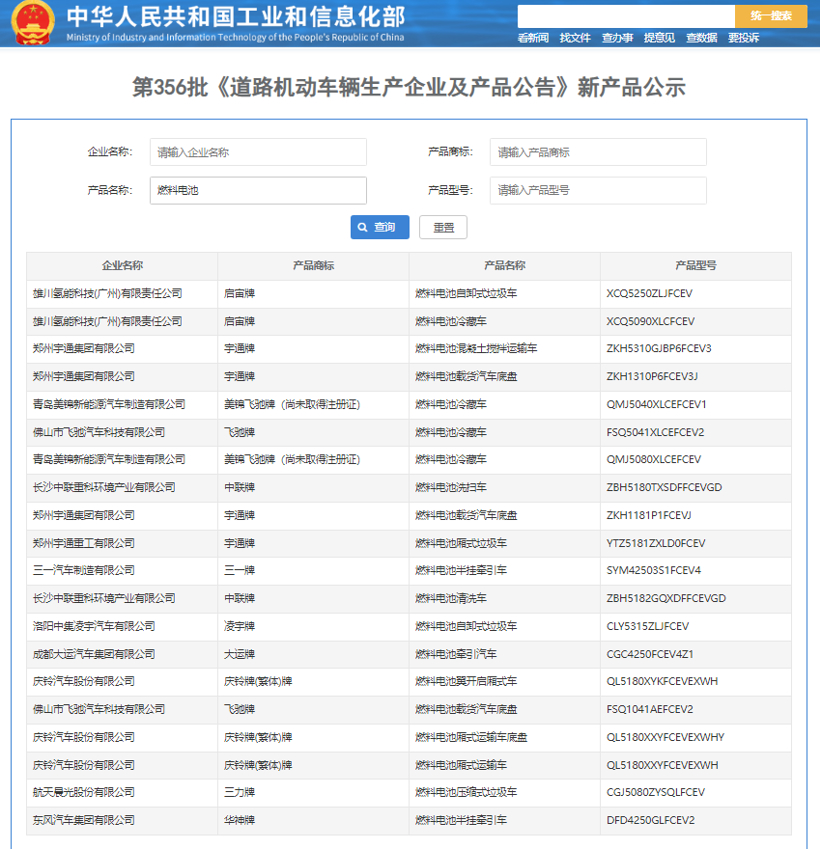 东风/福田/大运/宇通等加速布局 燃料电池卡车产业化或提速