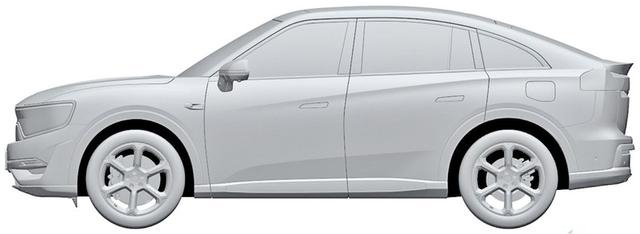 自游家新款Coupe SUV外观专利图曝光