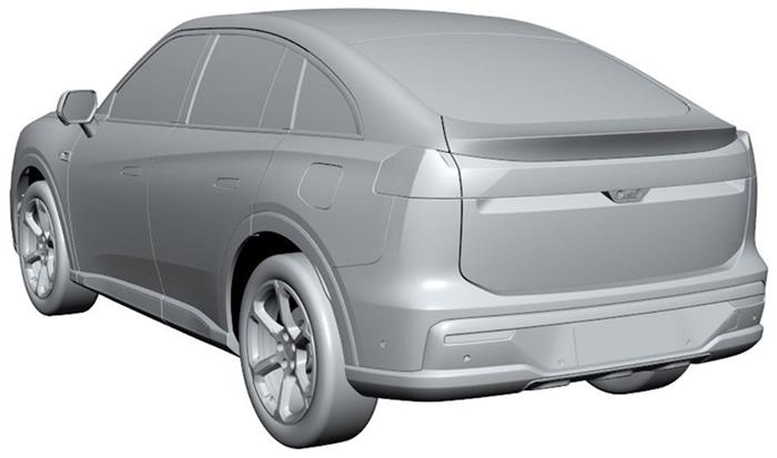 自游家新款Coupe SUV外观专利图曝光