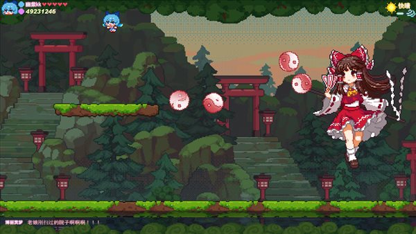 动作冒险《东方妖精武踏会》上架Steam 支持4人同屏游玩