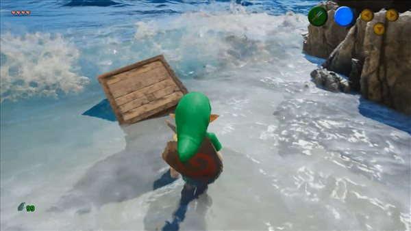 UE4重制《塞尔达时之笛》进度更新 水面波纹效果翻新