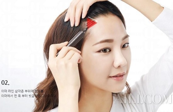 美发彩妆 拯救发际线的修容法快来Mark