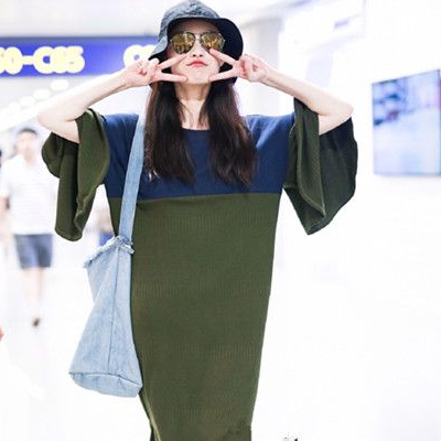 橄榄绿配什么颜色好看  倪妮同款颜色服饰街拍