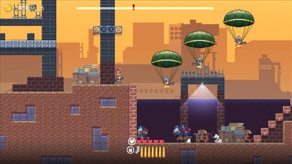 清版射击游戏《鸡从天降》宣传片 今年7月Steam发售