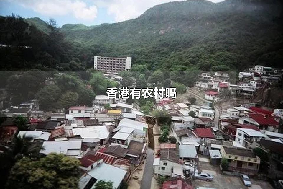 香港有农村吗 香港的农村叫什么