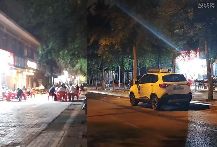 警车巡逻