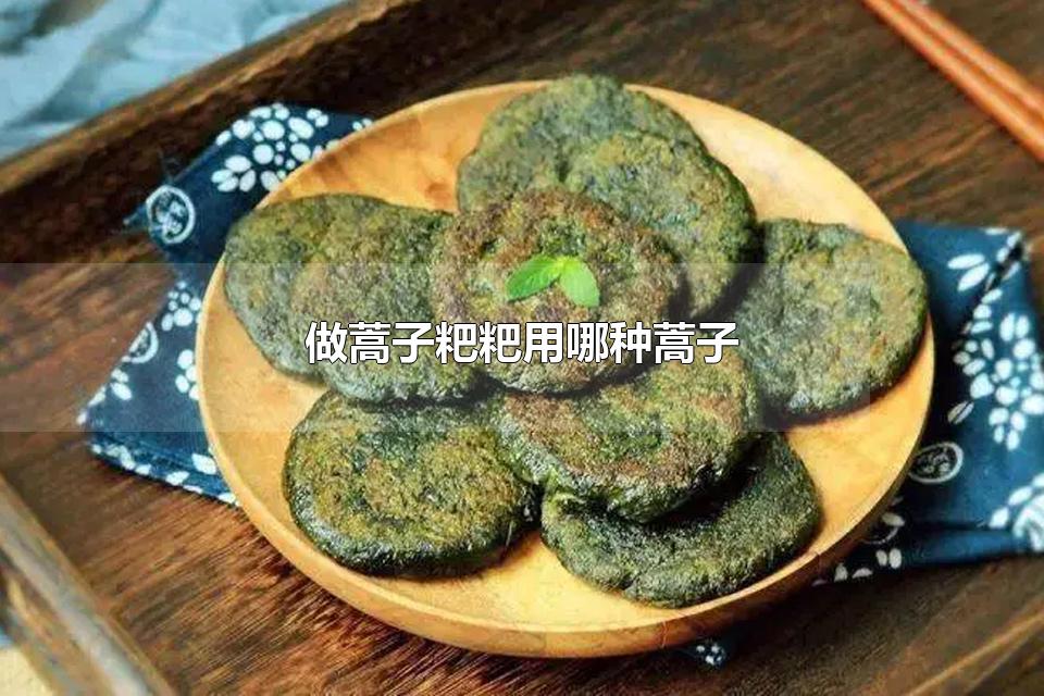 做蒿子粑粑用哪种蒿子 做蒿子粑粑的蒿子是什么