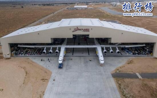 ​全球翼展最大飞机Stratolaunch：重226吨 可运送火箭