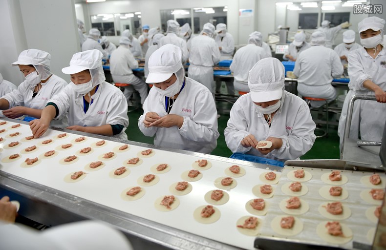 用手清点饺子