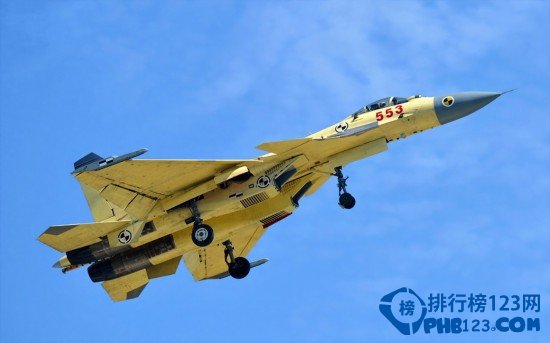中国第三代战机数量排名