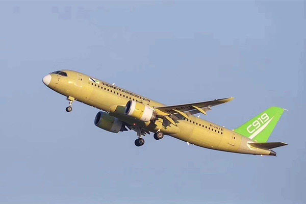 C919完成首飞 第四架试飞完成，投入商用指日可待