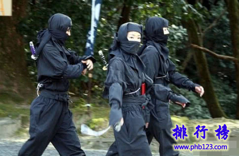 现在世界十大雇佣兵排行榜 日本忍者也在其中
