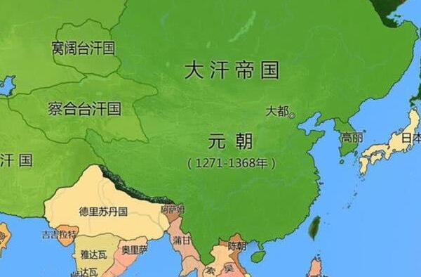 蒙古四大汗国实力排行榜 钦察汗国第一,第四建国最短