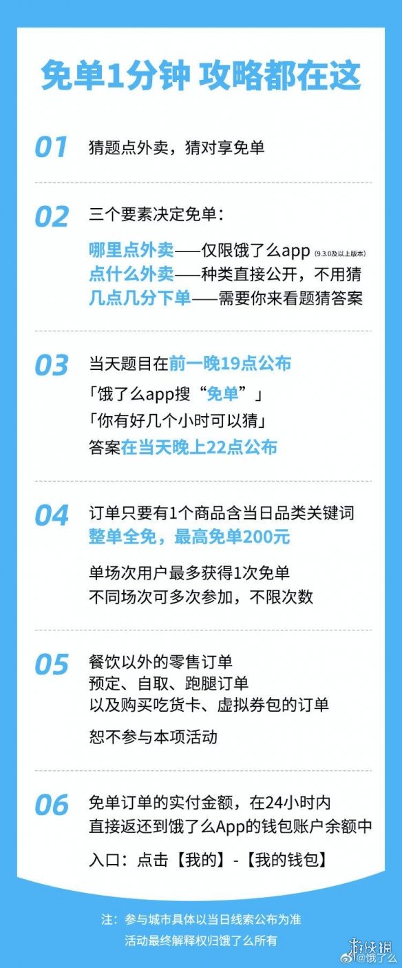 饿了么6月27日免单一分钟时间 饿了么免单答案6.27