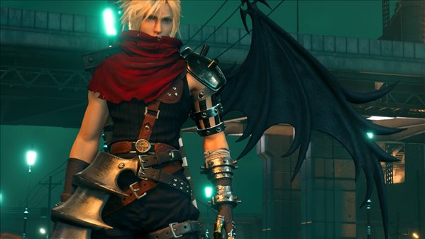 《FF7重制版》克劳德王国之心造型MOD 背负恶魔之翼