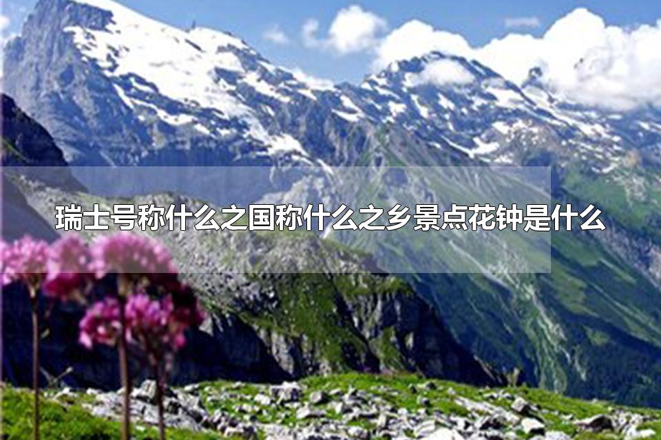 瑞士号称什么之国景点花钟是什么 瑞士具有代表性的东西