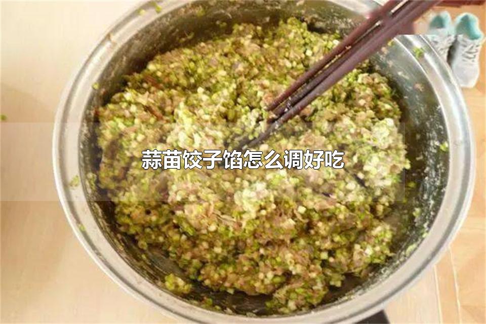 蒜苗饺子馅怎么调好吃 饺子馅料有哪些