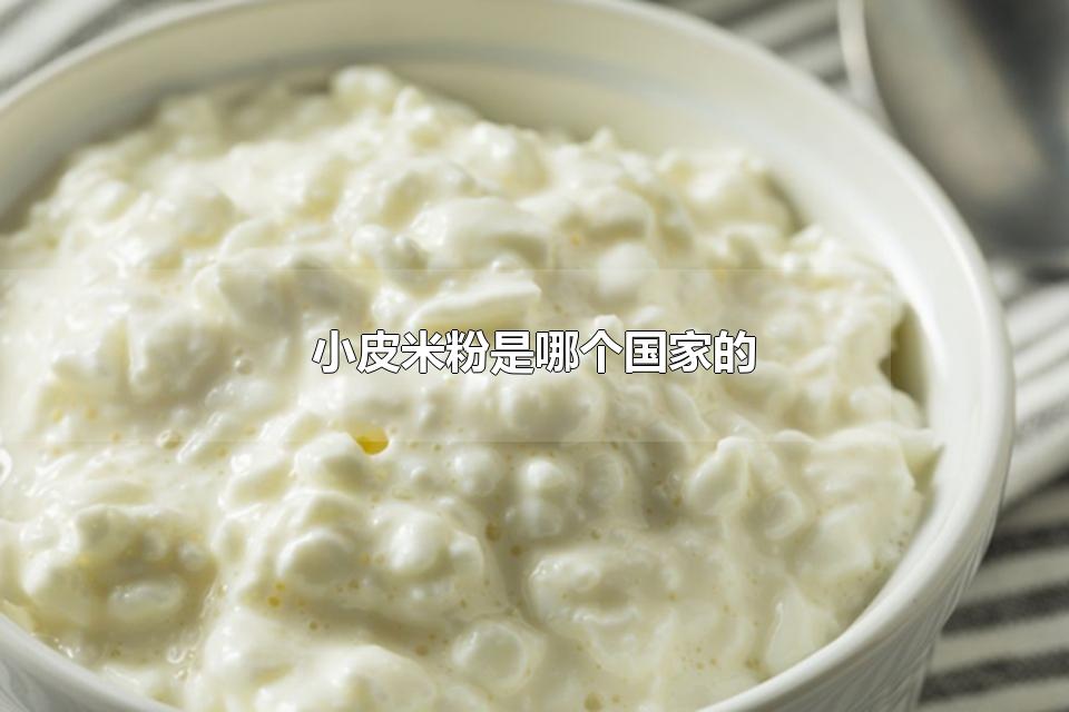 小皮米粉是哪个国家的 婴儿辅食的作用是什么