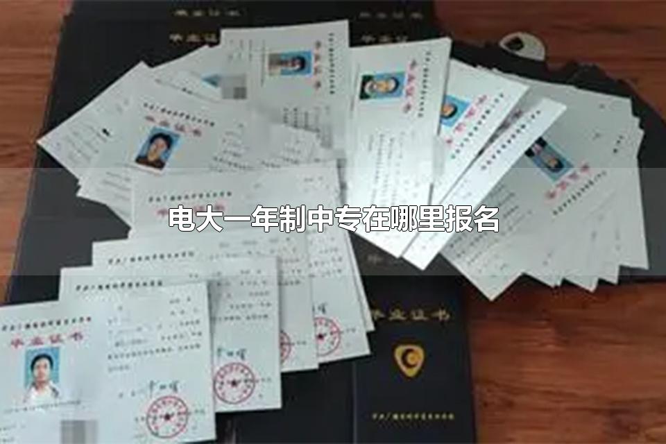 电大一年制中专在哪里报名 中专学什么专业前景好