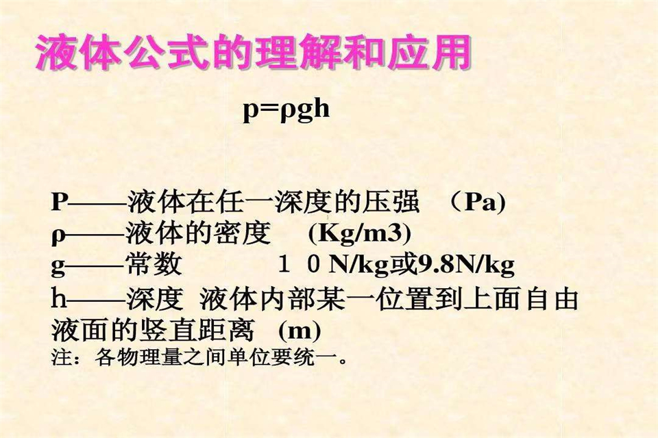 水的密度是多少？物理意义？ 如何测量液体密度