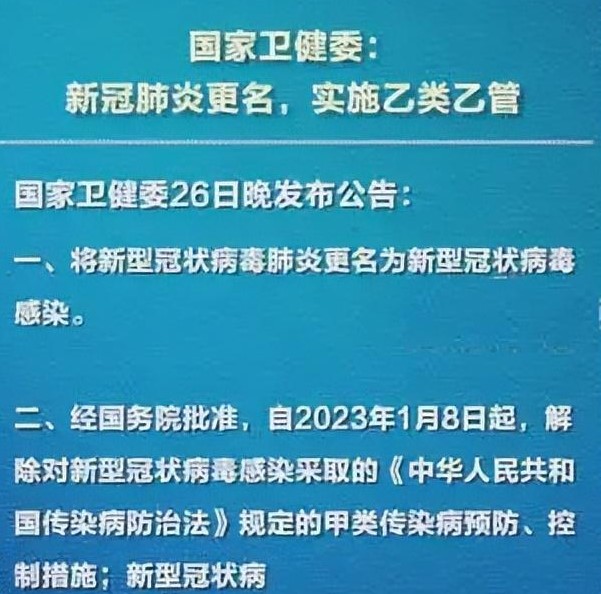 新冠病毒感染实施“乙类乙管”后要自费吗