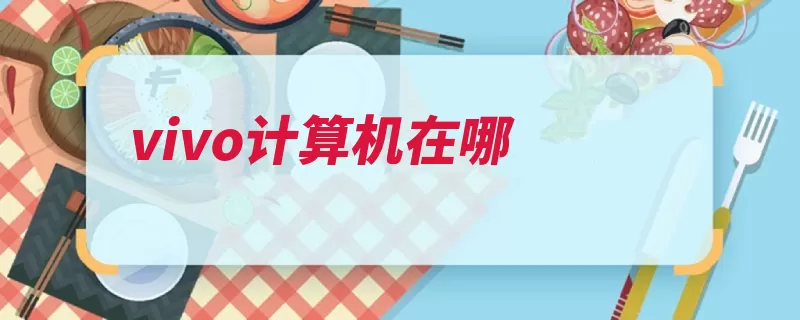 vivo计算机在哪（将在世界杯追求智）