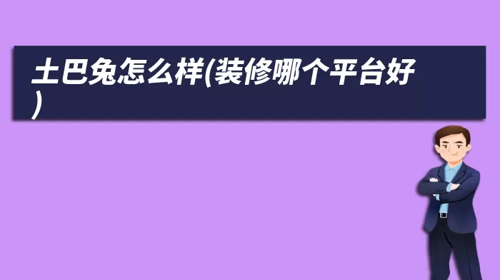 土巴兔怎么样(装修哪个平台好)
