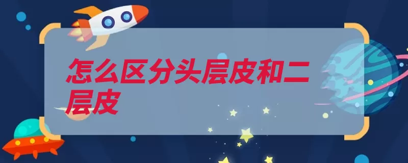 怎么区分头层皮和二层皮（二层可塑性纤维疏）