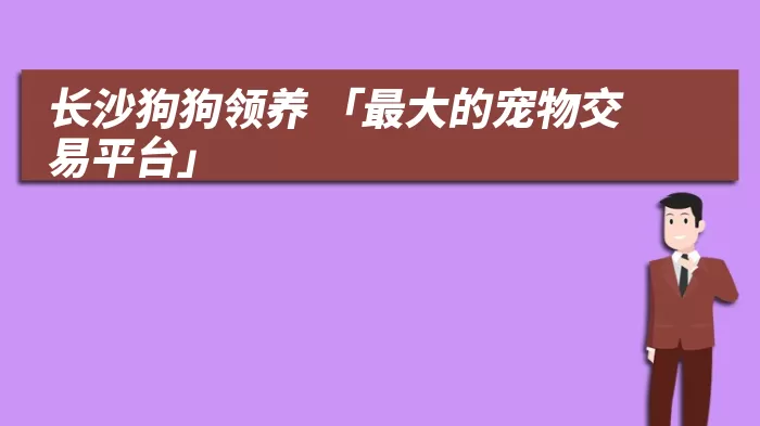 长沙狗狗领养 「最大的宠物交易平台」