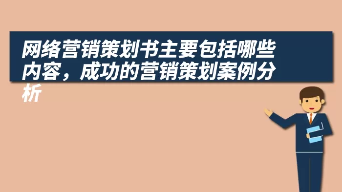 网络营销策划书主要包括哪些内容，成功的营销策划案例分析