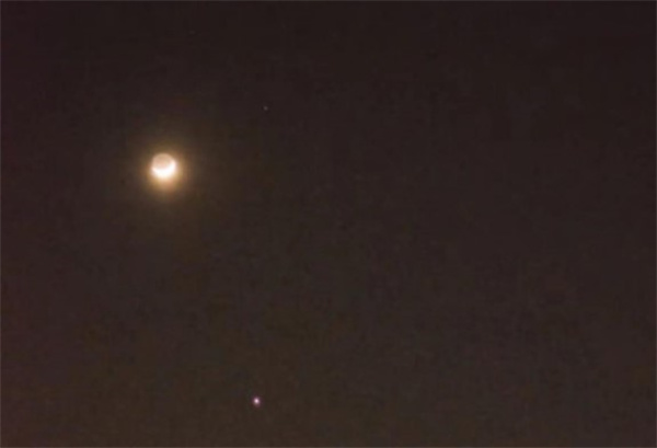 全国多地现“三星连珠”天象